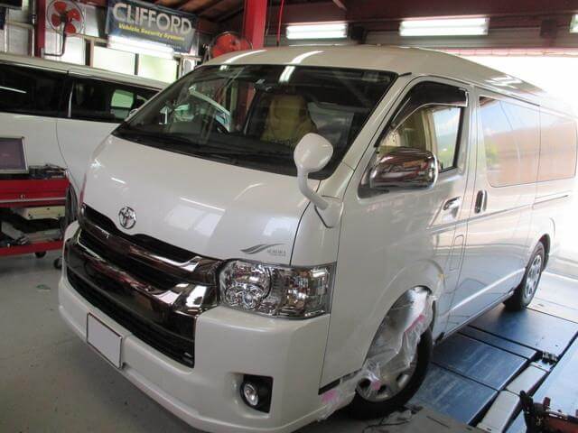 ハイエースに最強装備 オムニセンサーがイチオシです カーセキュリティ 自動車盗難 車上荒らし対策のミラージュオートアラーム