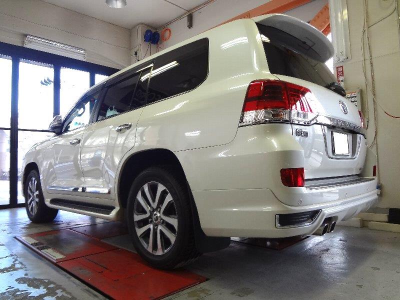 盗難注意のランクル0が連続入庫 カーセキュリティ 自動車盗難 車上荒らし対策のミラージュオートアラーム